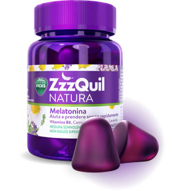 ZzzQuil NATURA - Melatonín, želé cukríky s príchuťou lesné ovocie, 30 ks