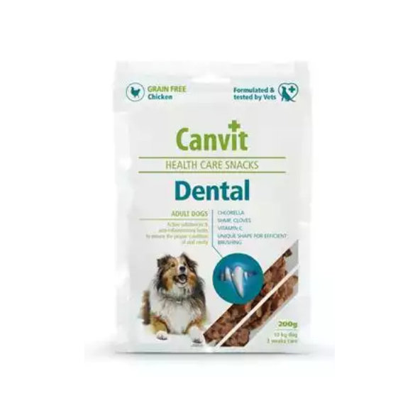 Maškrta Canvit Health snack pre zdravé zuby psov 200g