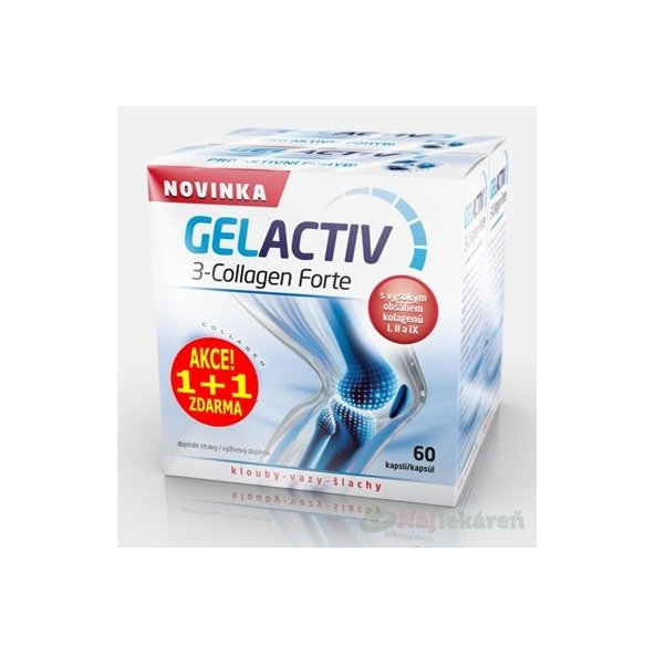 GELACTIV 3-Collagen Forte Akcia 1+1