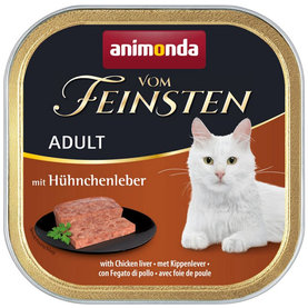 Animonda Vom Feinsten cat CLASSIC kuracia pečienka vaničky pre mačky 16x100g