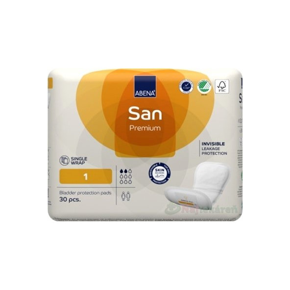 ABENA San Premium 1, absorpčné vložky, 30ks
