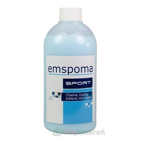 EMSPOMA Chladivá - modrá "M", masážna emulzia, odstraňuje únavu, 500 ml
