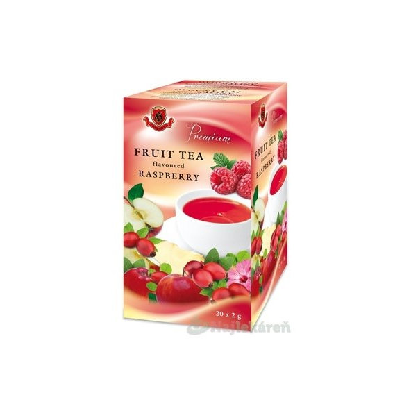 HERBEX Premium OVOCNÝ čaj s príchuťou MALINA, 20x2 g