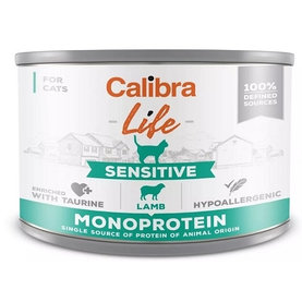 Calibra cat Life Adult Sensitive lamb konzervy pre mačky 6x200g
