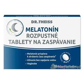 Dr.Theiss MELATONÍN tablety na zaspávanie 30 ks