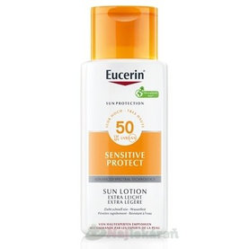 Eucerin SUN SENSITIVE PROTECT SPF 50+ extra ľahké, telové mlieko na oplalovanie 150 ml