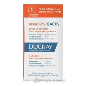 DUCRAY ANACAPS REACTIV podpora pre vlasy 90ks