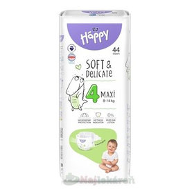 bella HAPPY Soft&Delicate 4 Maxi detské plienky (8-14 kg) 44 ks