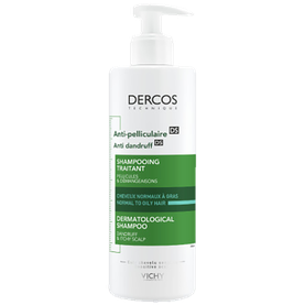 VICHY Dercos ANTI-PELLICULAIRE šampón na mastné lupiny 390ml