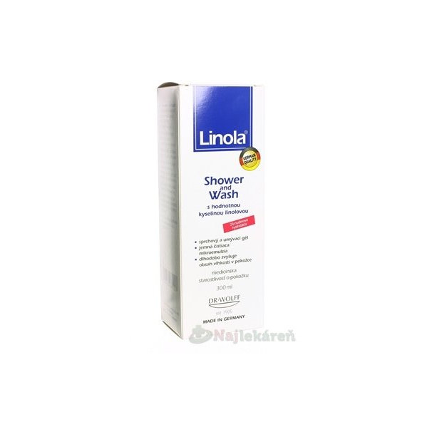 Linola Shower und Wasch emulzný gél 300ml