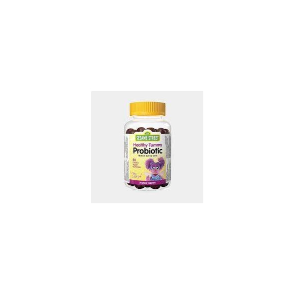 Webber Naturals Sesame Street® Probiotiká pre deti pre zdravé bruško 50 gammies