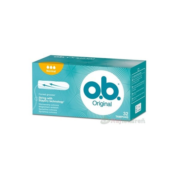 O.B. Original Normal hygienické tampóny 32ks