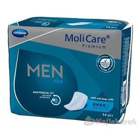 MoliCare Premium MEN PAD 4 kvapky inkontinenčné vložky pre mužov 14ks