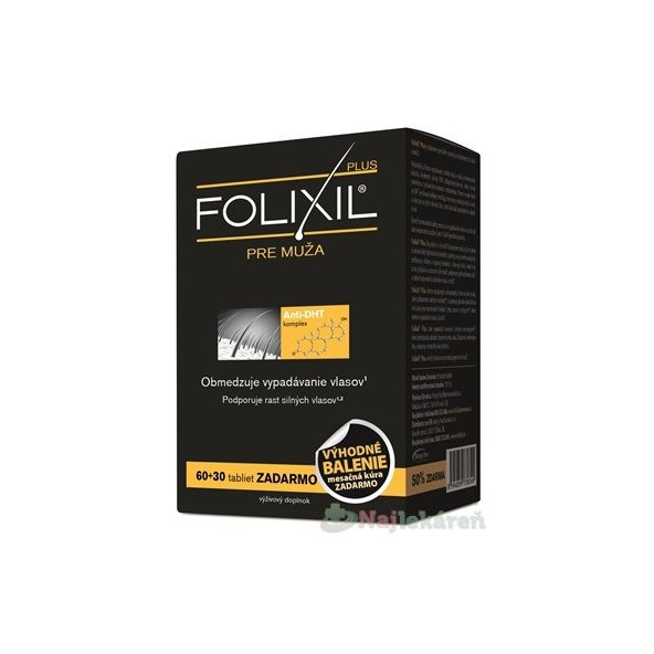 FOLIXIL Plus pre muža 90ks