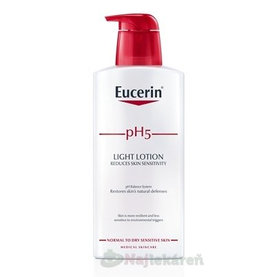 Eucerin pH5 Telové mlieko - ľahká textúra na citlivú pokožku 400ml
