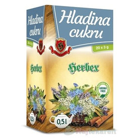 HERBEX HLADINA CUKRU bylinný čaj, 20x3g