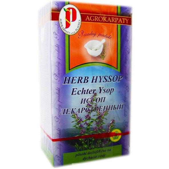Agrokarpaty protizápalový čaj HERB HYSSOP 20x2g