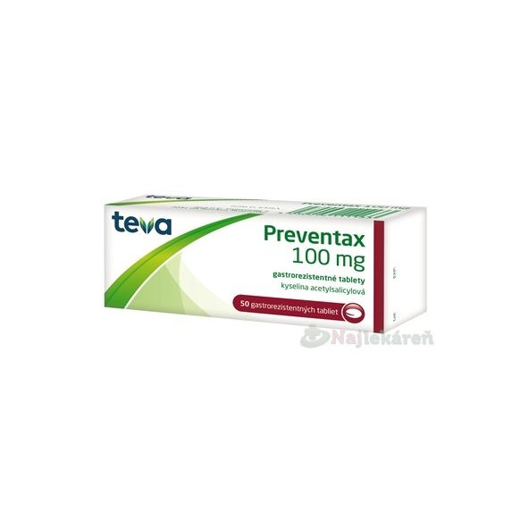 Preventax 100 mg 5x10 tabliet