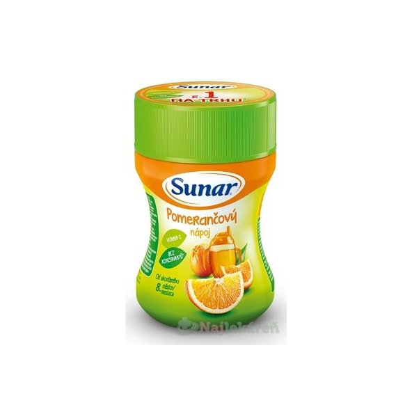 Sunar Rozpustný nápoj Pomarančový v prášku 200g