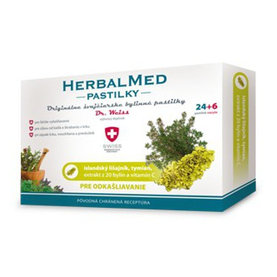 HerbalMed pastilky pre odkašliavanie 30 pastiliek