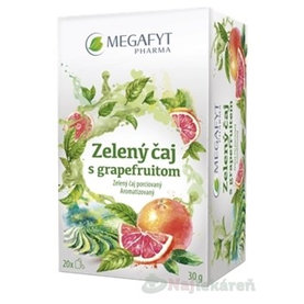 MEGAFYT Zelený čaj s grapefruitom, 20x1,5g