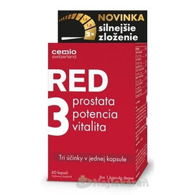 Cemio RED3 prostata, potencia, vitalita 60 kapsúl
