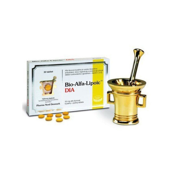 BIO-ALFA LIPOIC DIA výživový doplnok, 30ks