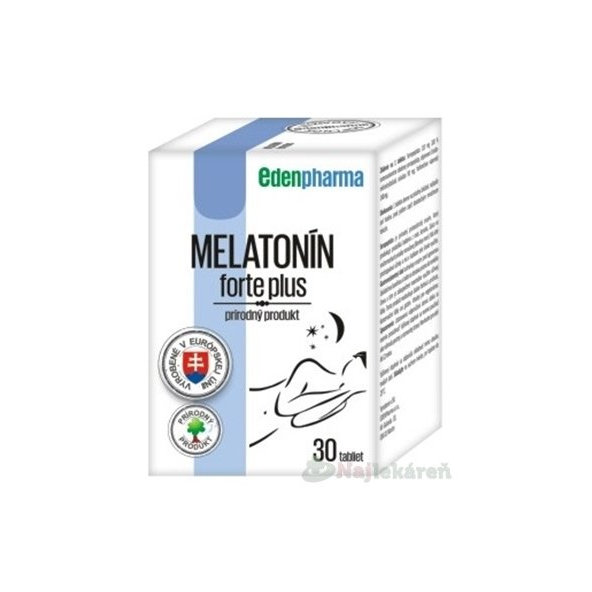 EDENPharma MELATONÍN 1 mg Forte plus