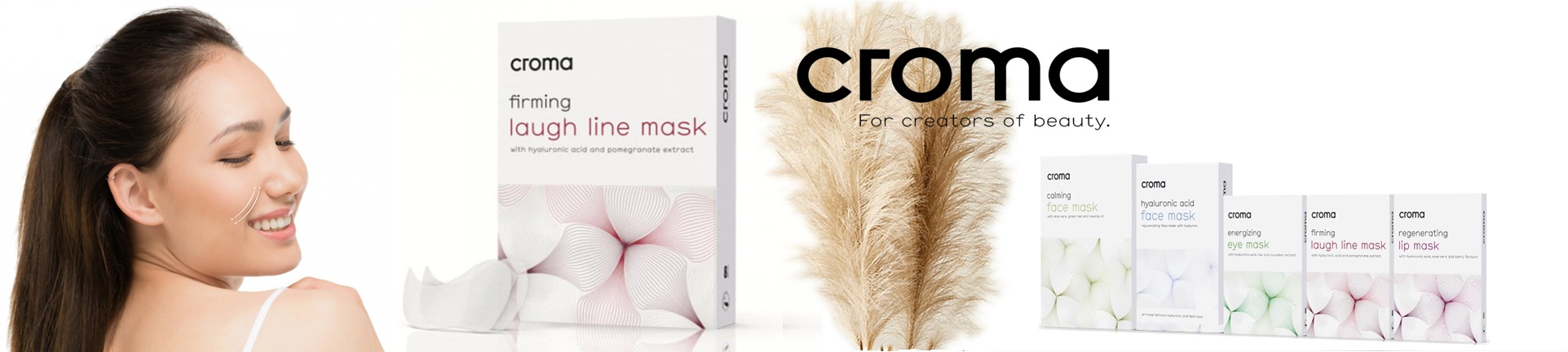 Croma Firming Laugh Line Mask 8 ks (maska proti nosolabiálnym ryhám)