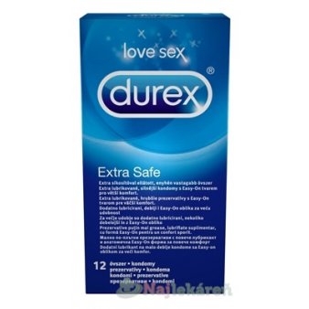 DUREX Extra safe kondómy 12ks