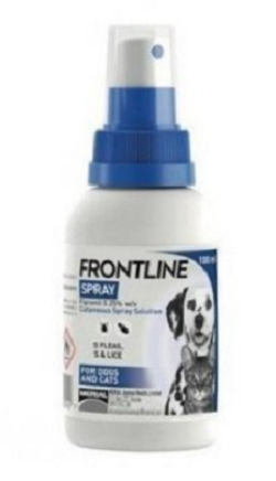 Frontline antiparazitný sprej pre psy a mačky 100ml