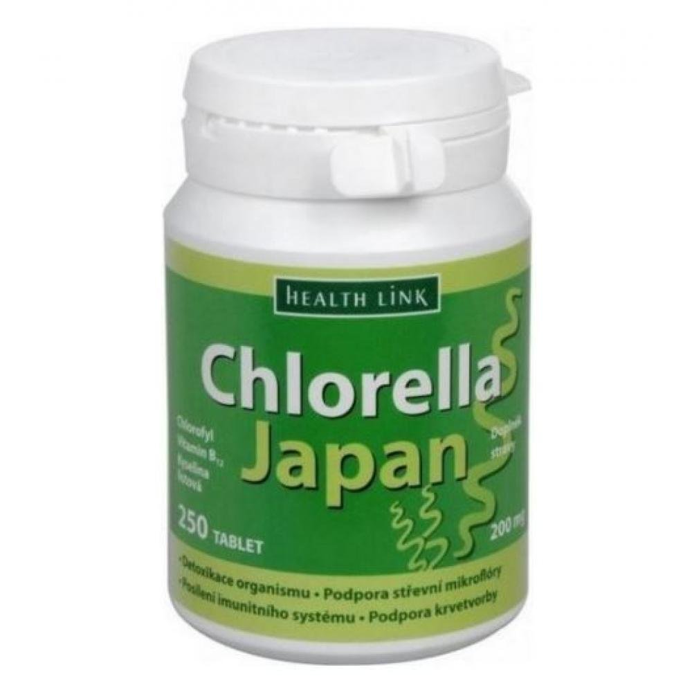 Health Link CHLORELLA JAPAN výživový doplnok, 250ks
