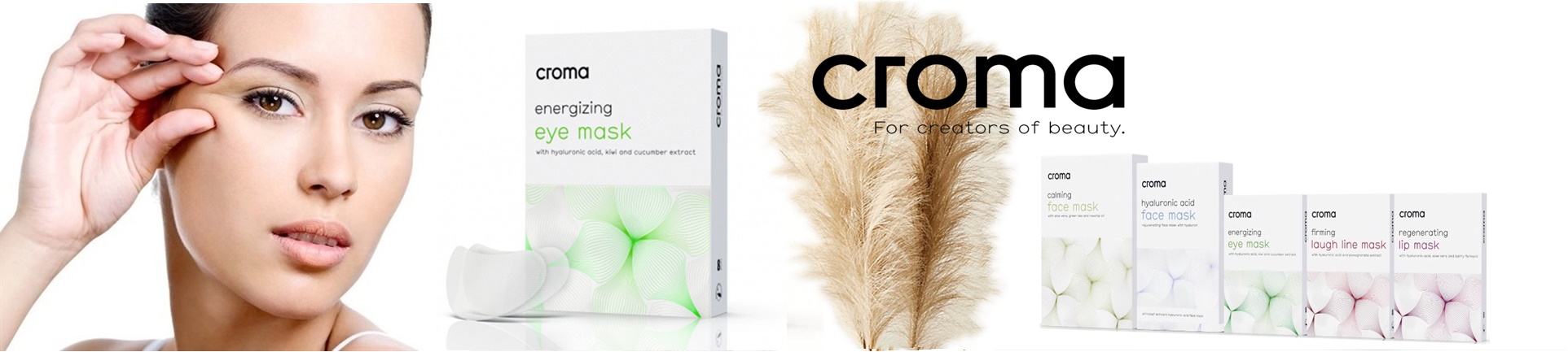 Croma Eye Energizing Mask 8 ks (maska proti vráskam okolo očí)