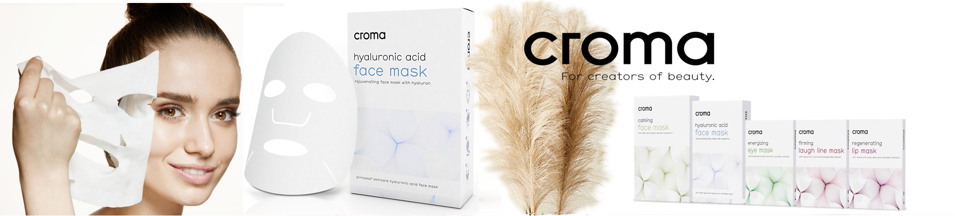 Croma maska ​​s kyselinou hyalurónovou 8ks