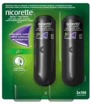 Nicorette Spray 1mg/dávka proti fajčeniu 2x13,2ml