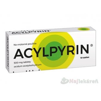 ACYLPYRIN 500 mg 10 ks