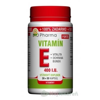 BIO Pharma Vitamín E FORTE 400 I.U