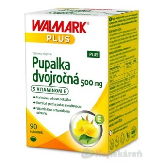 WALMARK Pupalka dvojročná 500 mg s vitamínom E