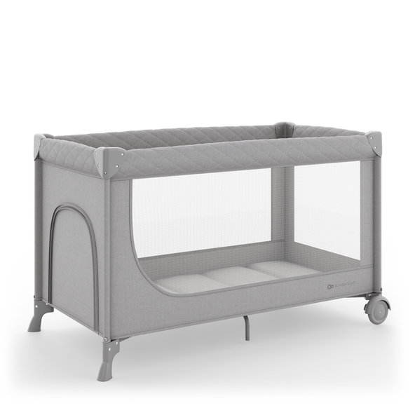 KINDERKRAFT Postieľka cestovná s príslušenstvom Leody Up Grey