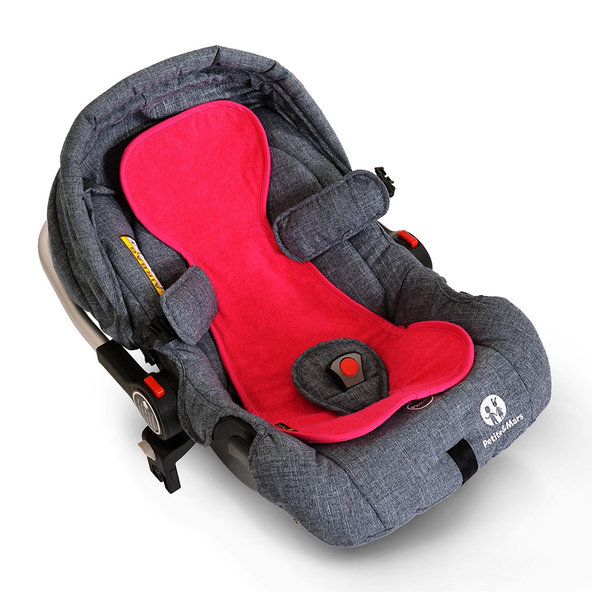 PETITE&MARS Vložka do autosedačky 3D Aero (0-13 kg) svetlošedá