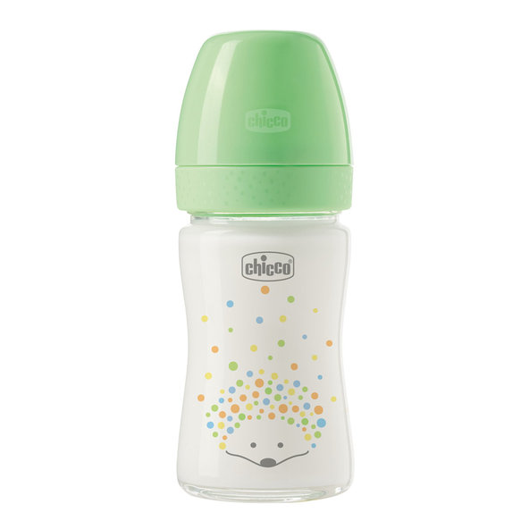 CHICCO Fľaša Perfect Easy sklenená 150 ml silikón neutral 0m+