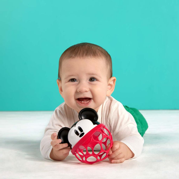 OBALL Hračka Oball Rattle Disney Baby Mickey Mouse, 0+
