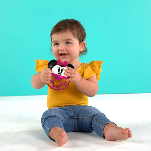OBALL Hračka Oball Rattle Disney Baby Minnie, 0m+