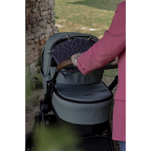 PETITE&MARS Clona slnečná do kočíka Sunny Grey Hills