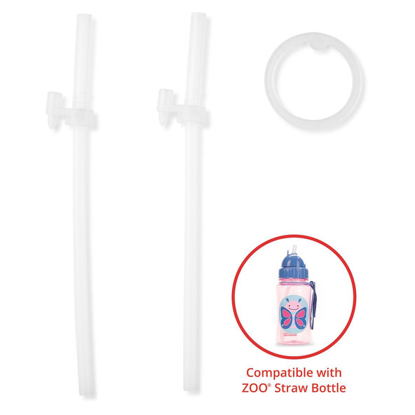 SKIP HOP Slamka náhradná 2 ks do hrnčeka ZOO