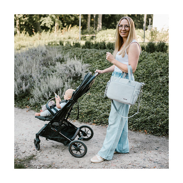 BABYONO Taška prebaľovacia Carmen - grey