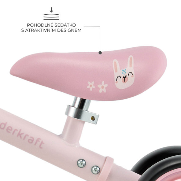 KINDERKRAFT odrážadlo Cutie Flash Pink