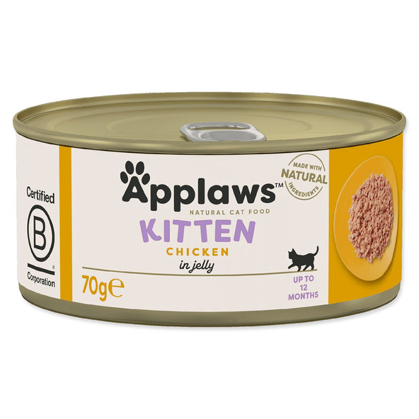 Applaws konzerva pre mačiatka kura 24 x 70g
