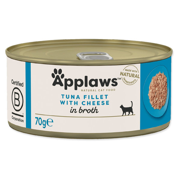 Applaws konzerva pre mačky tuniak so syrom 24 x 70g