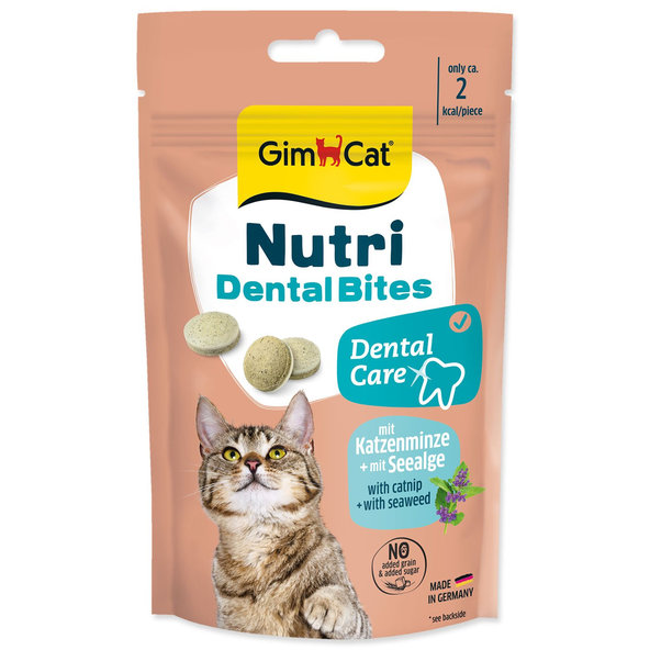 GimCat Nutri Dental Bites pochúťka 40g